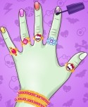 Monsters DIY Nails